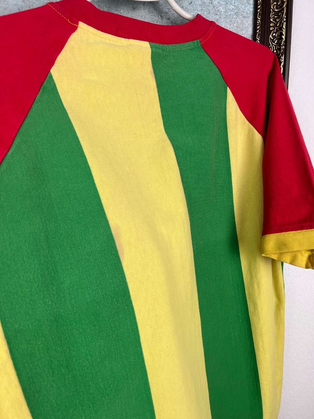 Vintage 80’s Toffs Football World Cup Retro Ghana Shirt Soccer Jersey Mens Sz M