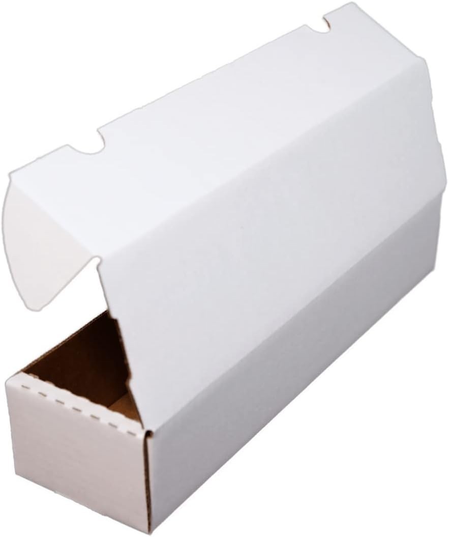 Collectible Card Storage Box Set – 3-Pack, 800-Count, White, Durable Design