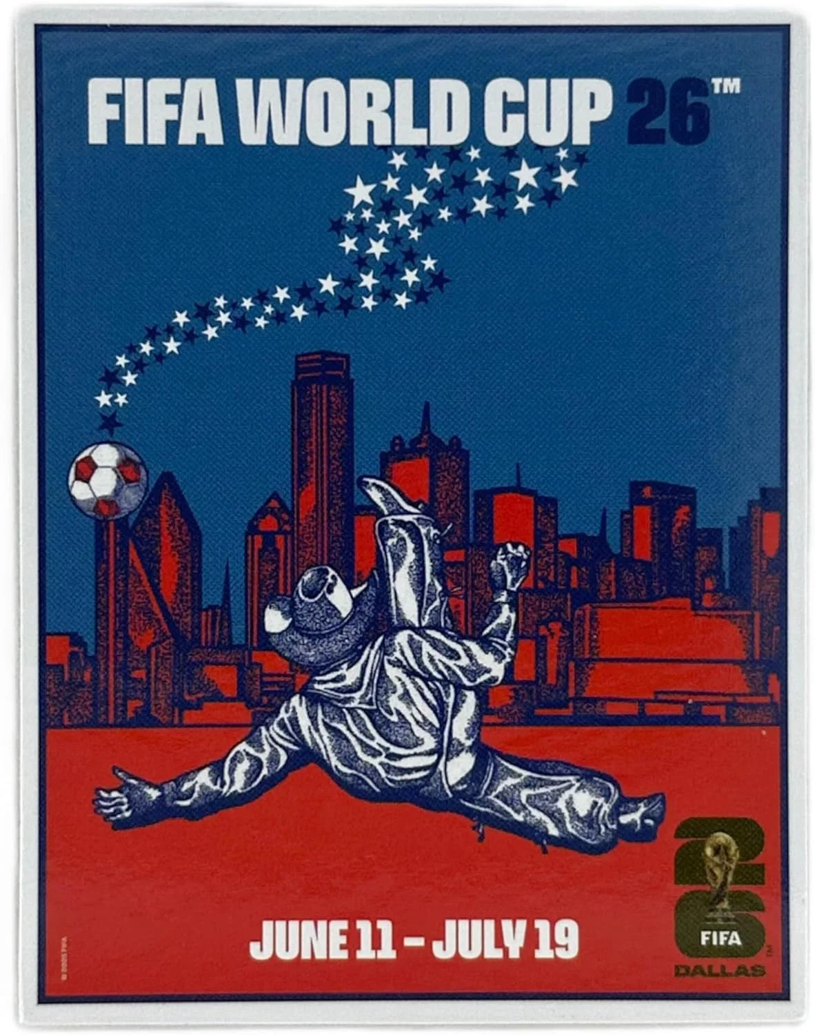 FIFA World Cup Host City CollectorS Set – Includes Lapel Pin, Keychain & Magnet