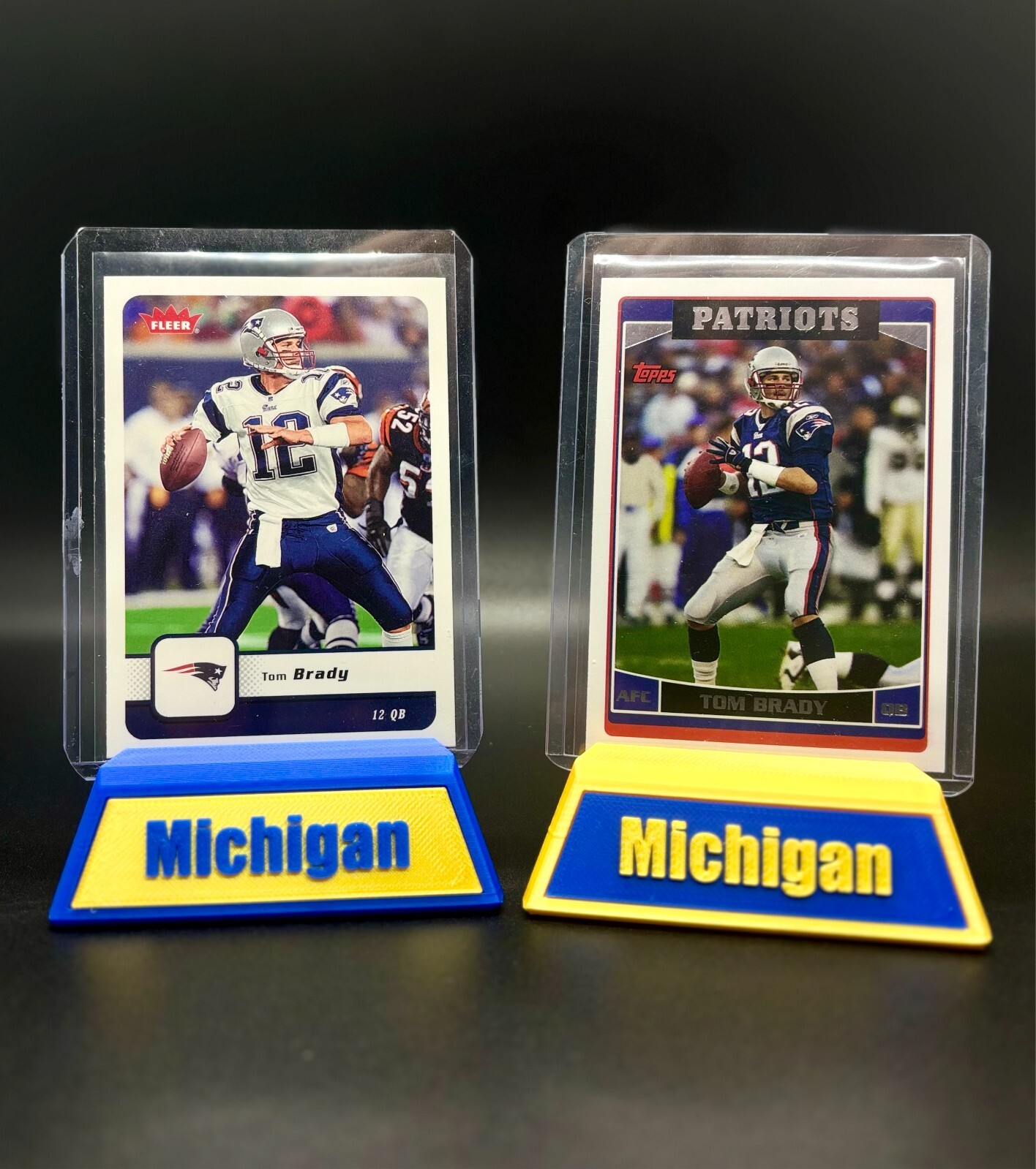 Personalized Sports/Trading Card Display Stand – Add Favorite Team, Name, City