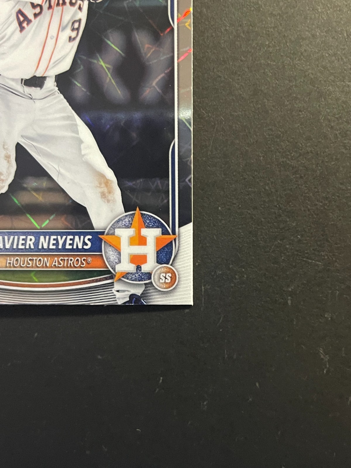 A203 -2025 Bowman Chrom Draft Xavier Neyens 1st Prospect #BDC-2 Laser Refractor