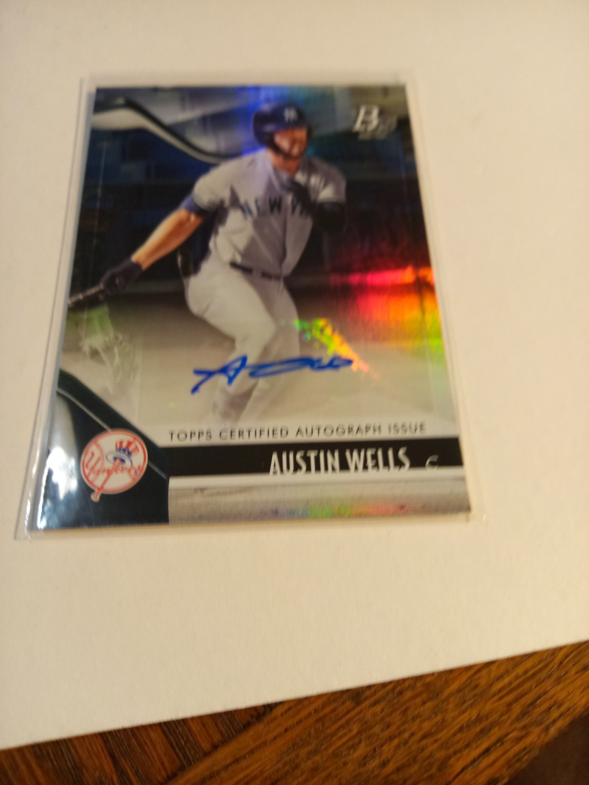 2021 Bowman Platinum – Top Prospects Austin Wells #TOP-75 Autographs (AU, RC)