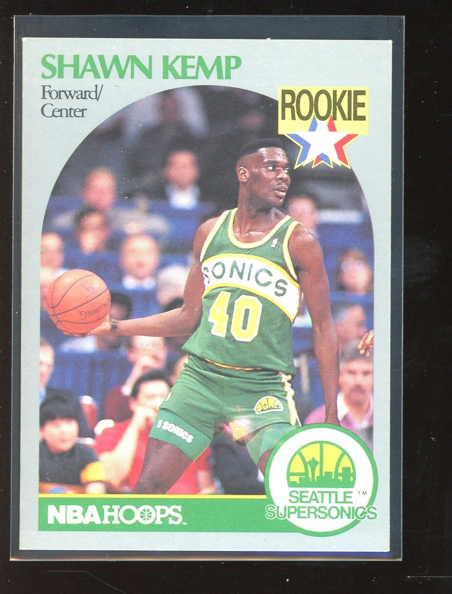 1990/91 Hoops Shawn Kemp Rc #279