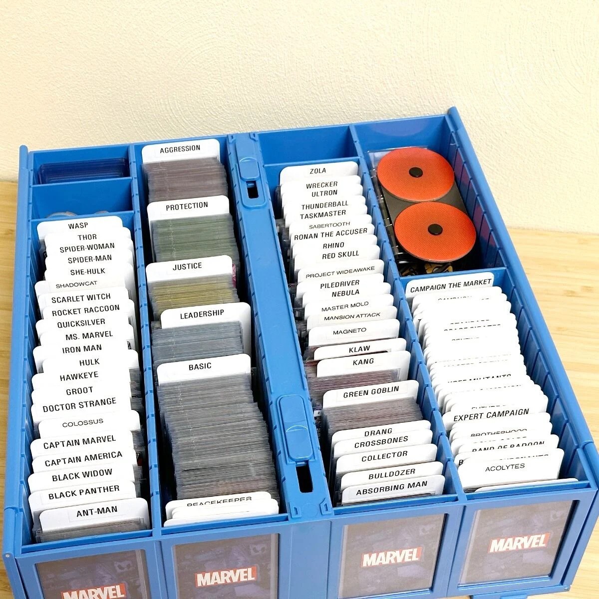 Collectible Card Bin Hold Trading Gaming Toploaders Magnetic / Deck 3200 BCW Box