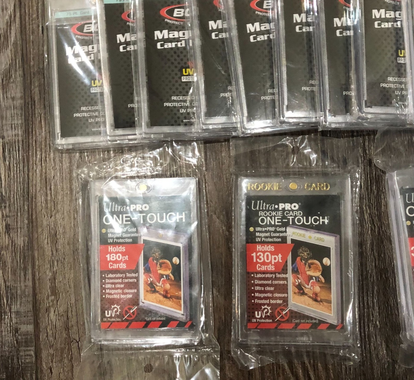 BCW Ultra Pro Magnetic One Touch Card Holder LOT of 25 – Variety of Sizes 35pt-3