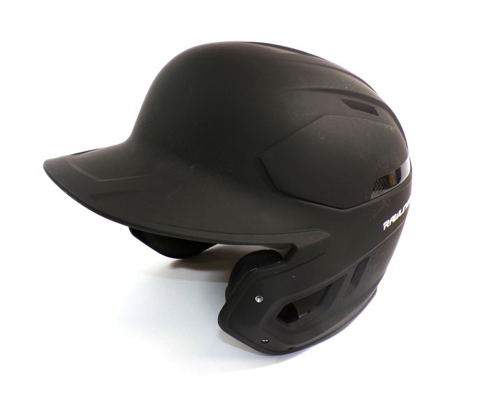 New Rawlings MACH Carbon-91-RevC Matt Black Dual Flap Batting Helmet Size XL