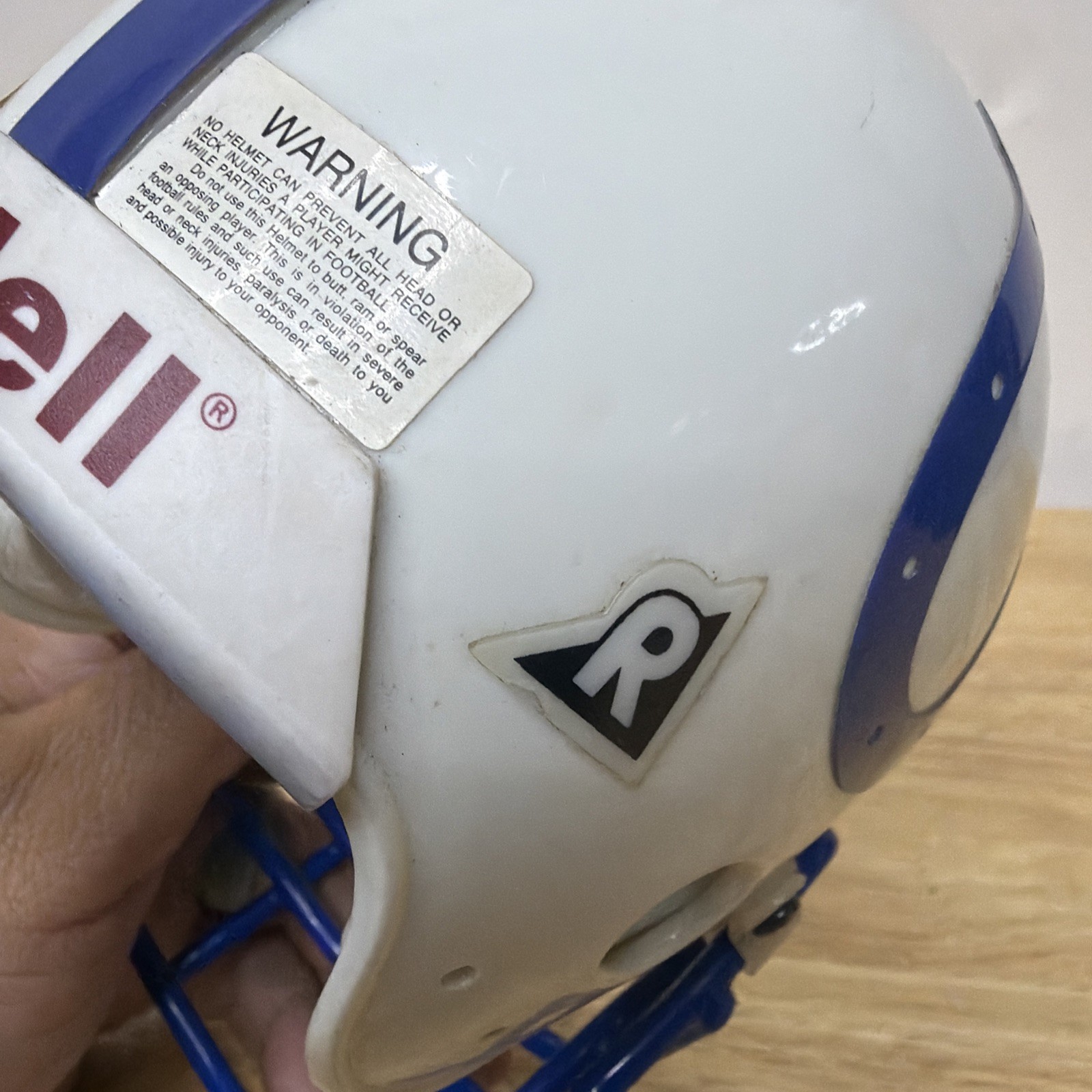 2004-19 Riddell NFL Throwback Mini Helmet Baltimore Colts Blue Facemask