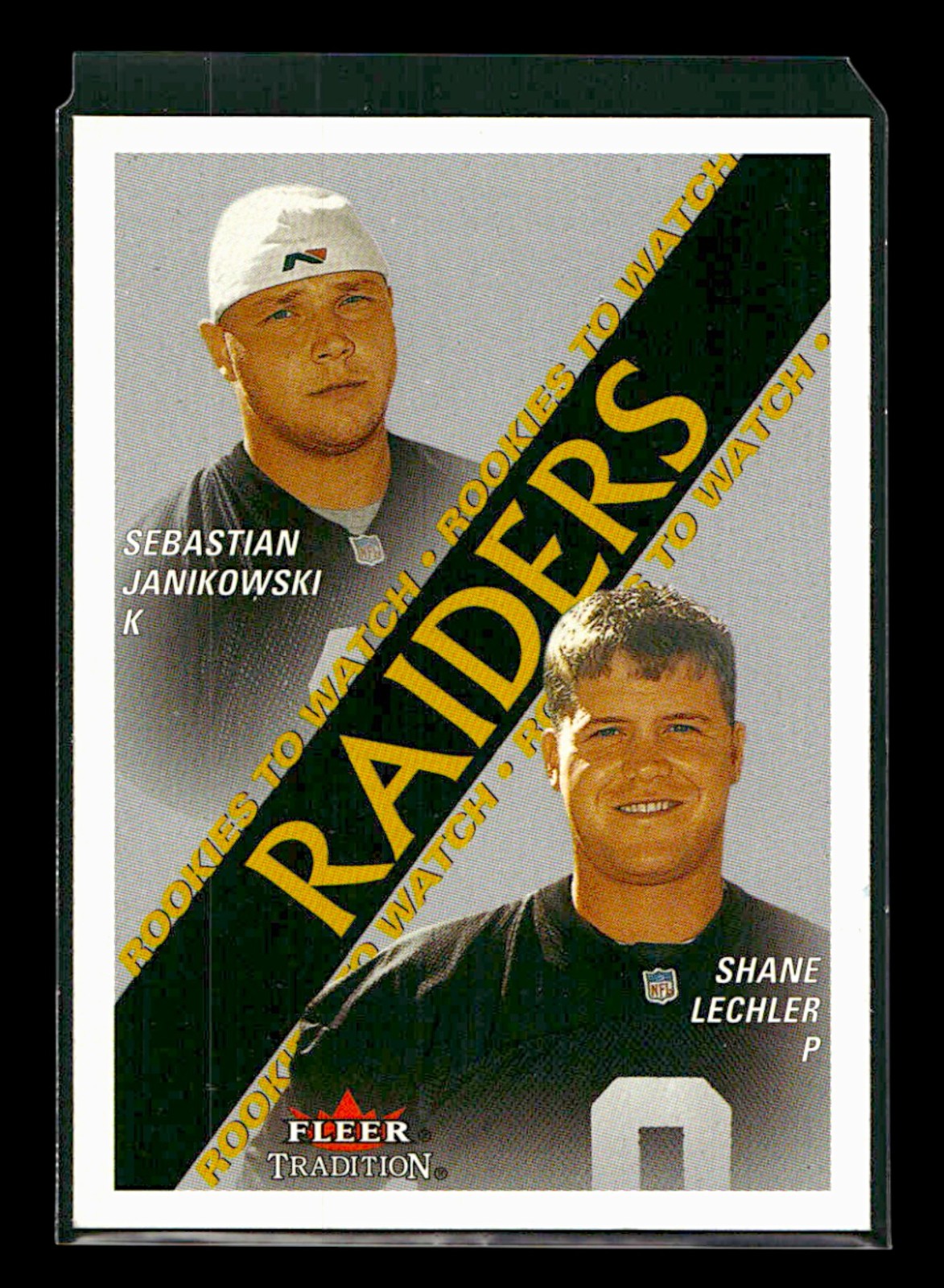 Sebastian Janikowski / Shane Lechler 2000 Fleer Tradition #356 Rookie