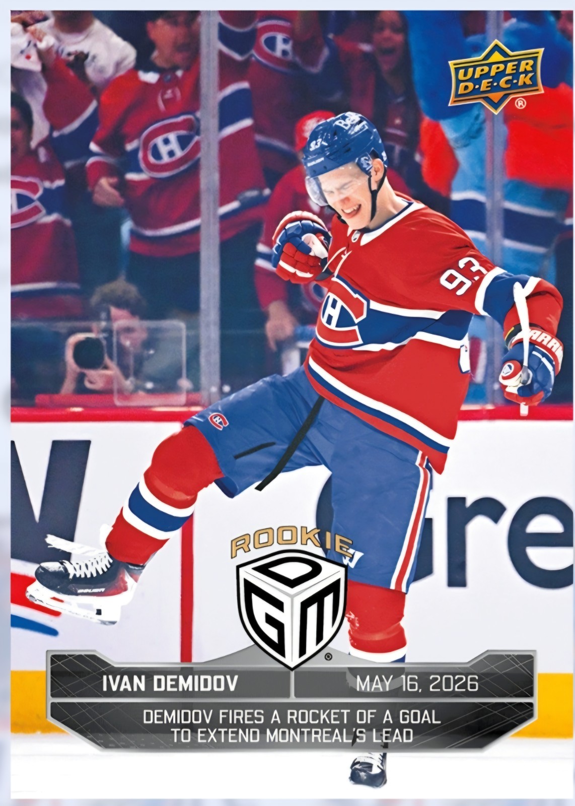 2025-26 Upper Deck Game Dated Moments #100 Ivan Demidov Epack 1199 Made