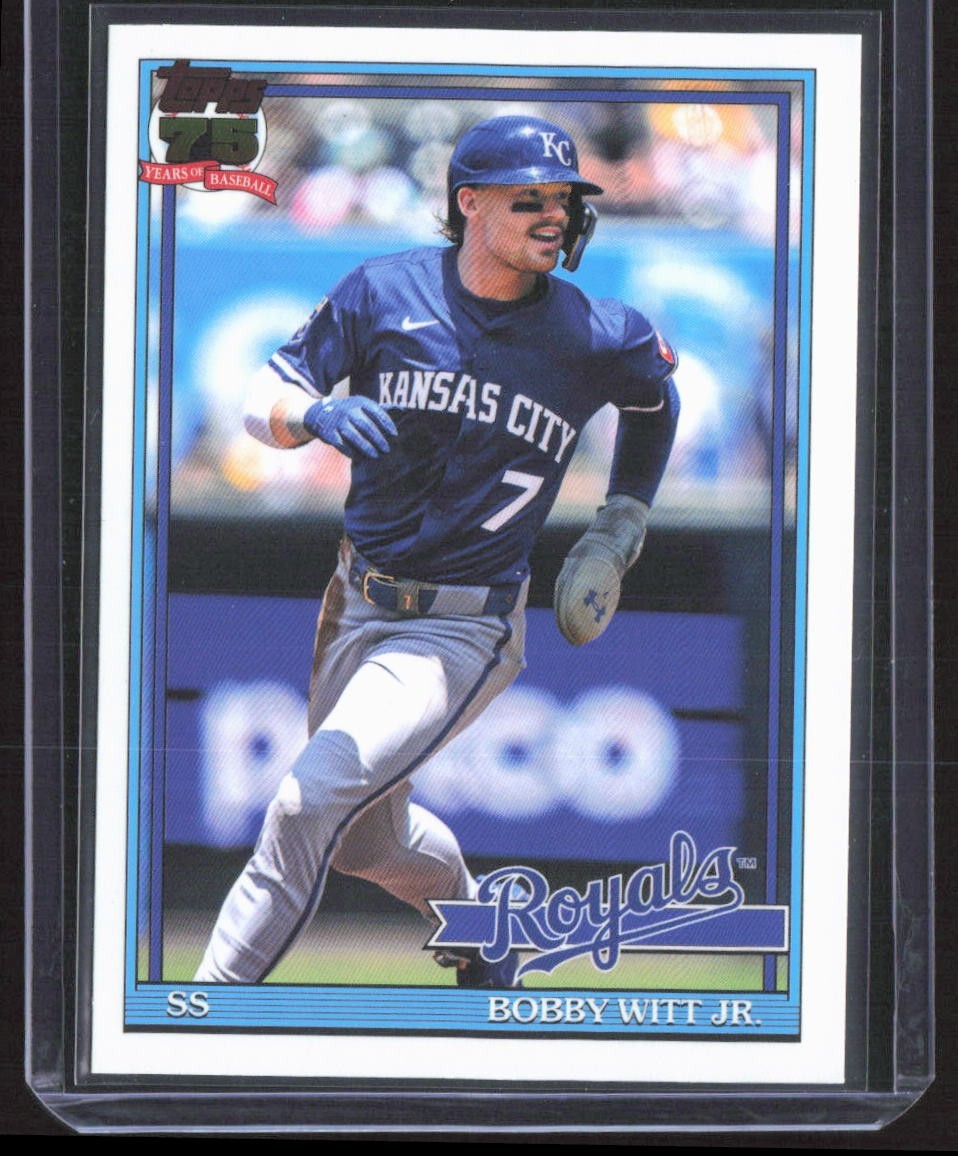 2026 Topps Series 1991 Topps Baseball Bobby Witt, Jr. #T91-3 Royals