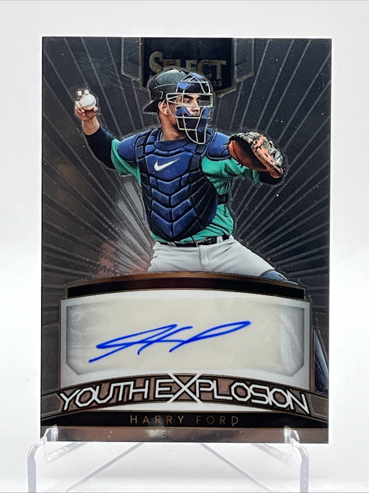 2023 Panini Select – Youth Explosion Signatures Harry Ford #YES-HF (AU, RC)