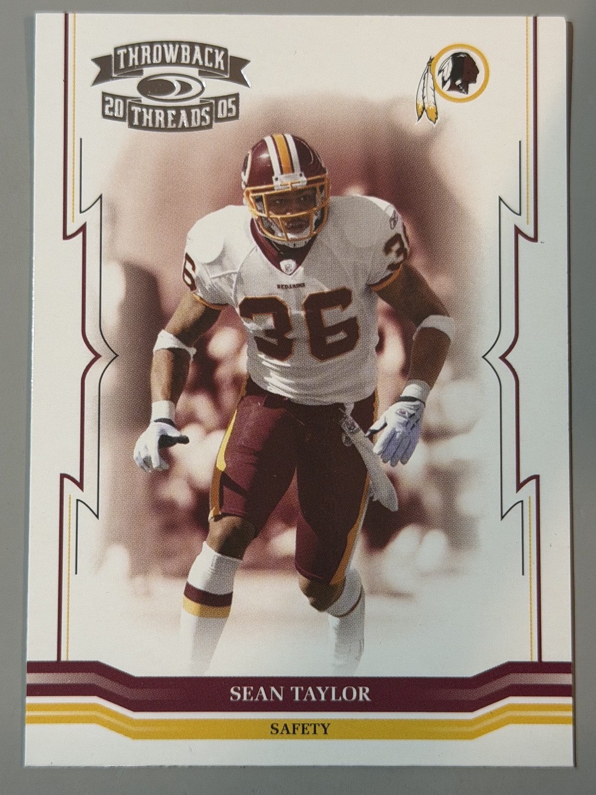 Sean Taylor 2005 Donruss Throwback Threads #147 Redskins