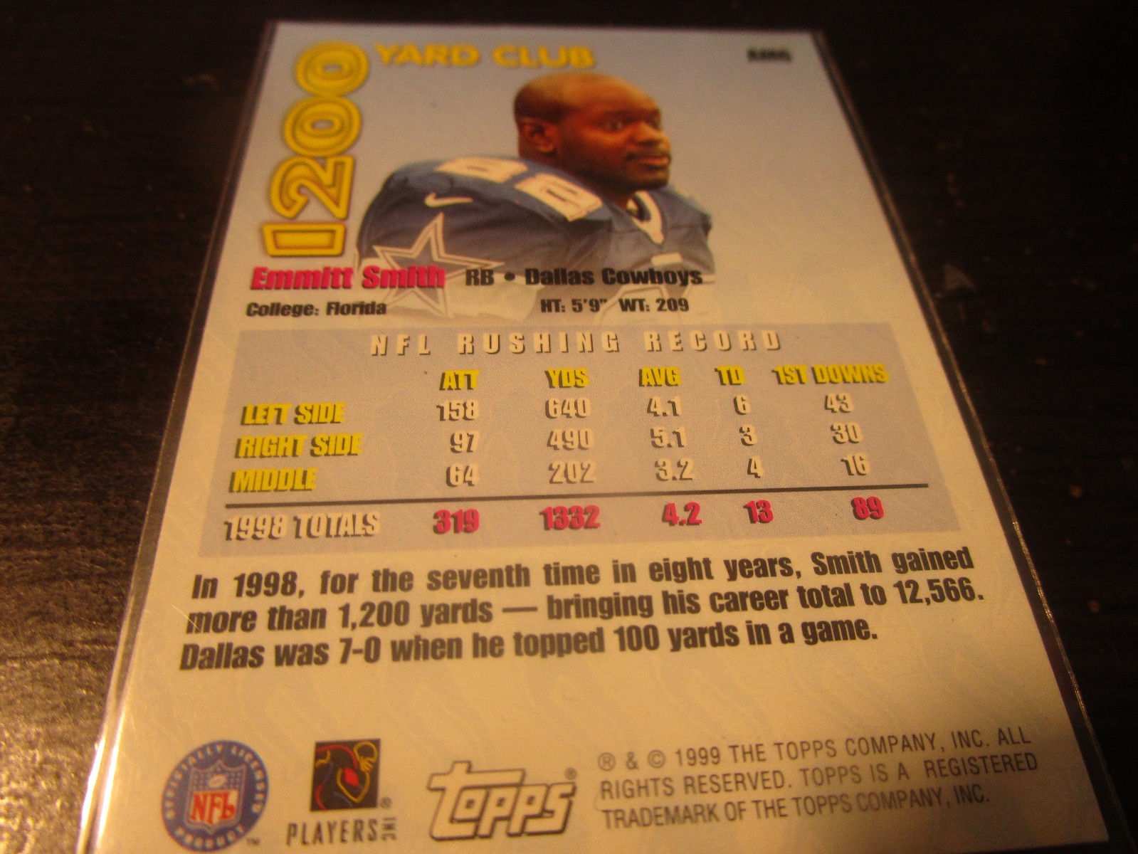 1999 Topps #AM6 Emmitt Smith