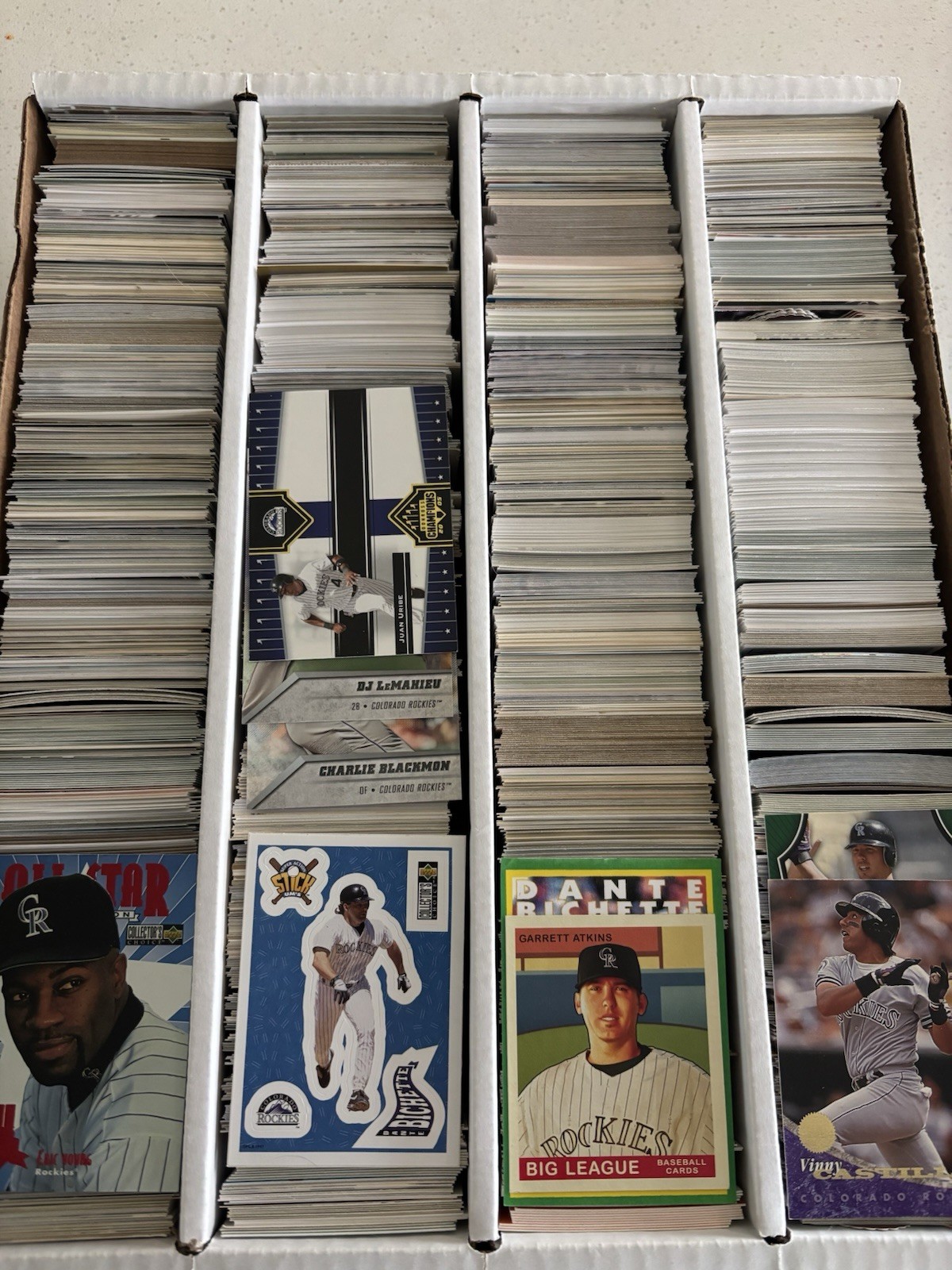 Lot Of 3200 Colorado Rockies Trevor Story, Charlie Blackmon Dante Bichette