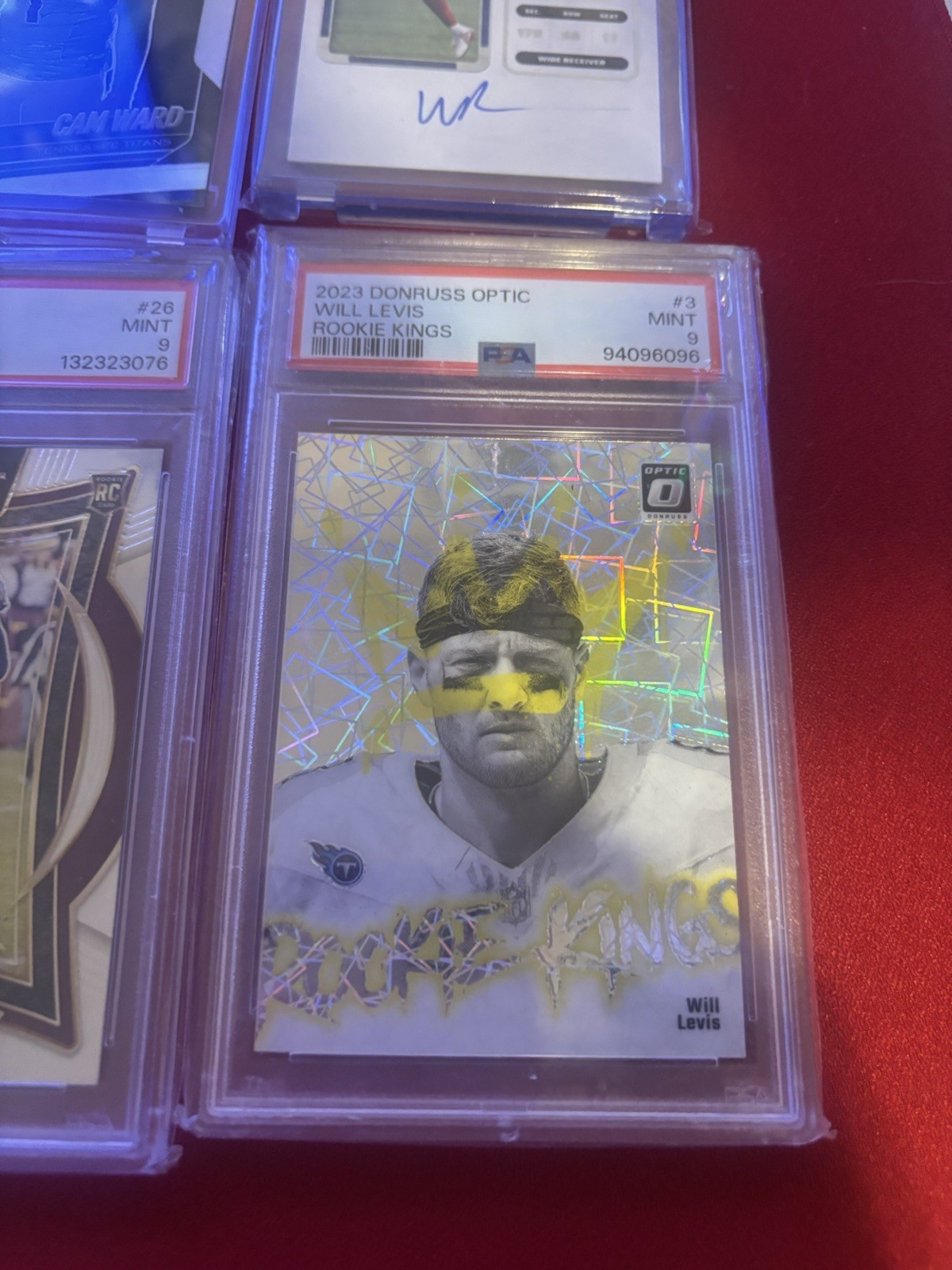 2023 Panini Donruss Optic – Rookie Kings #3 Will Levis (RC) CASE HIT PSA 9
