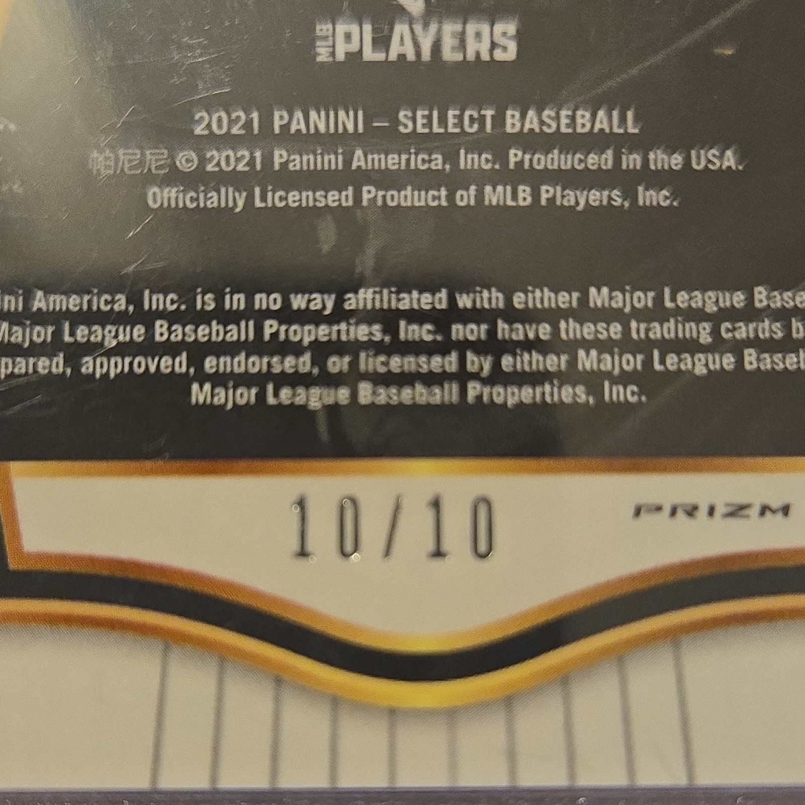 Panini 2021 Select Marco Gonzales Mariners Pink Premier Level Prizm /10