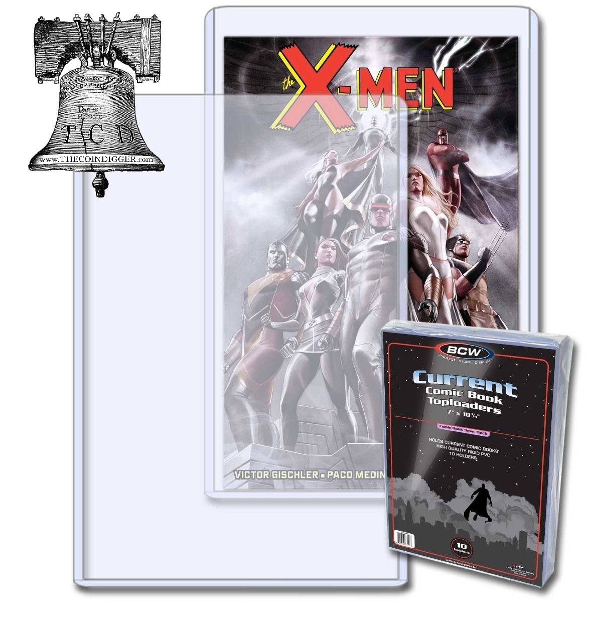 1 BCW Modern Age Current Comic Book 38-55 Topload 7x10x5mm Plastic Rigid Case