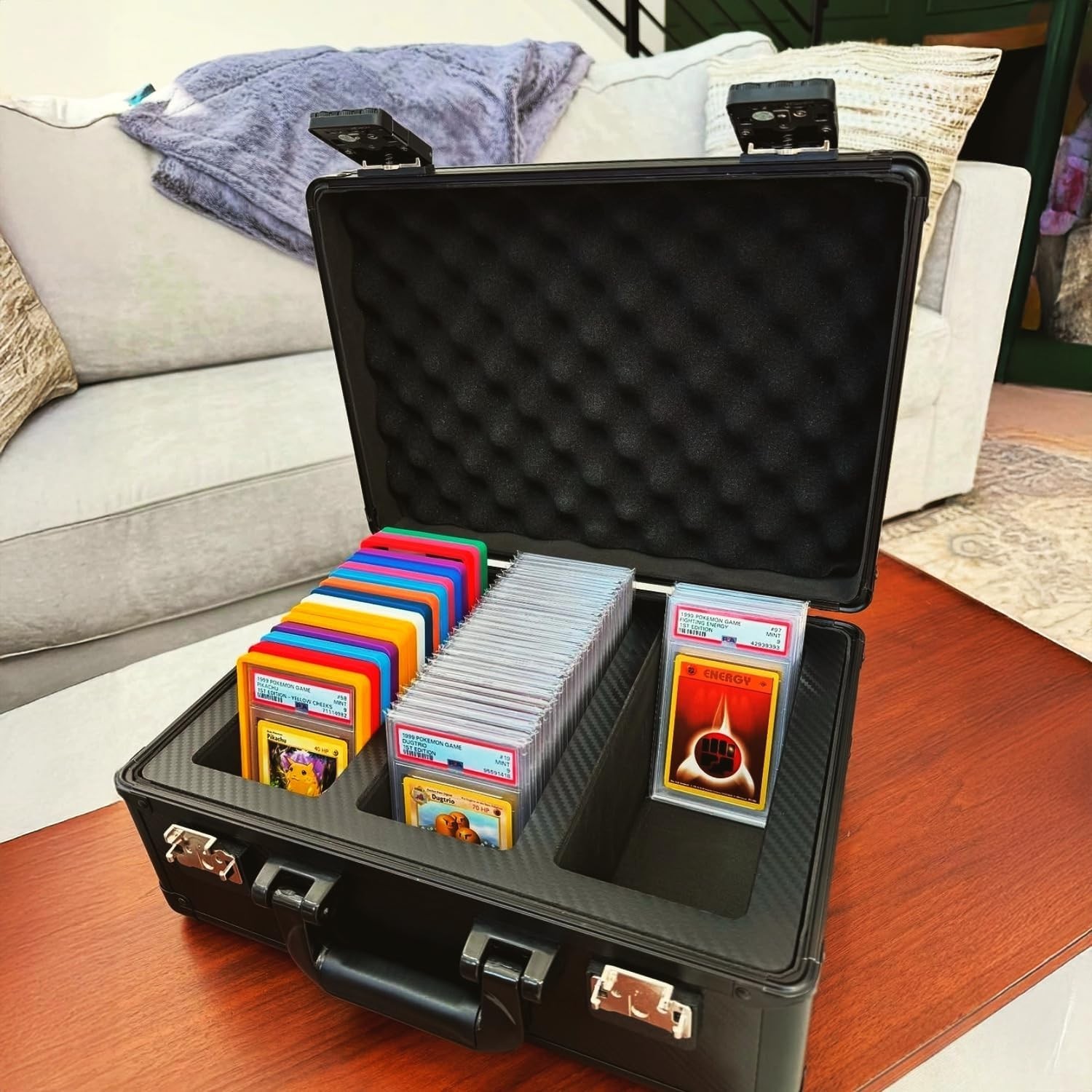 SLAB ARMOR 3 Row Graded Card Storage Box PSA Card Slab Case For Graded cards Hol