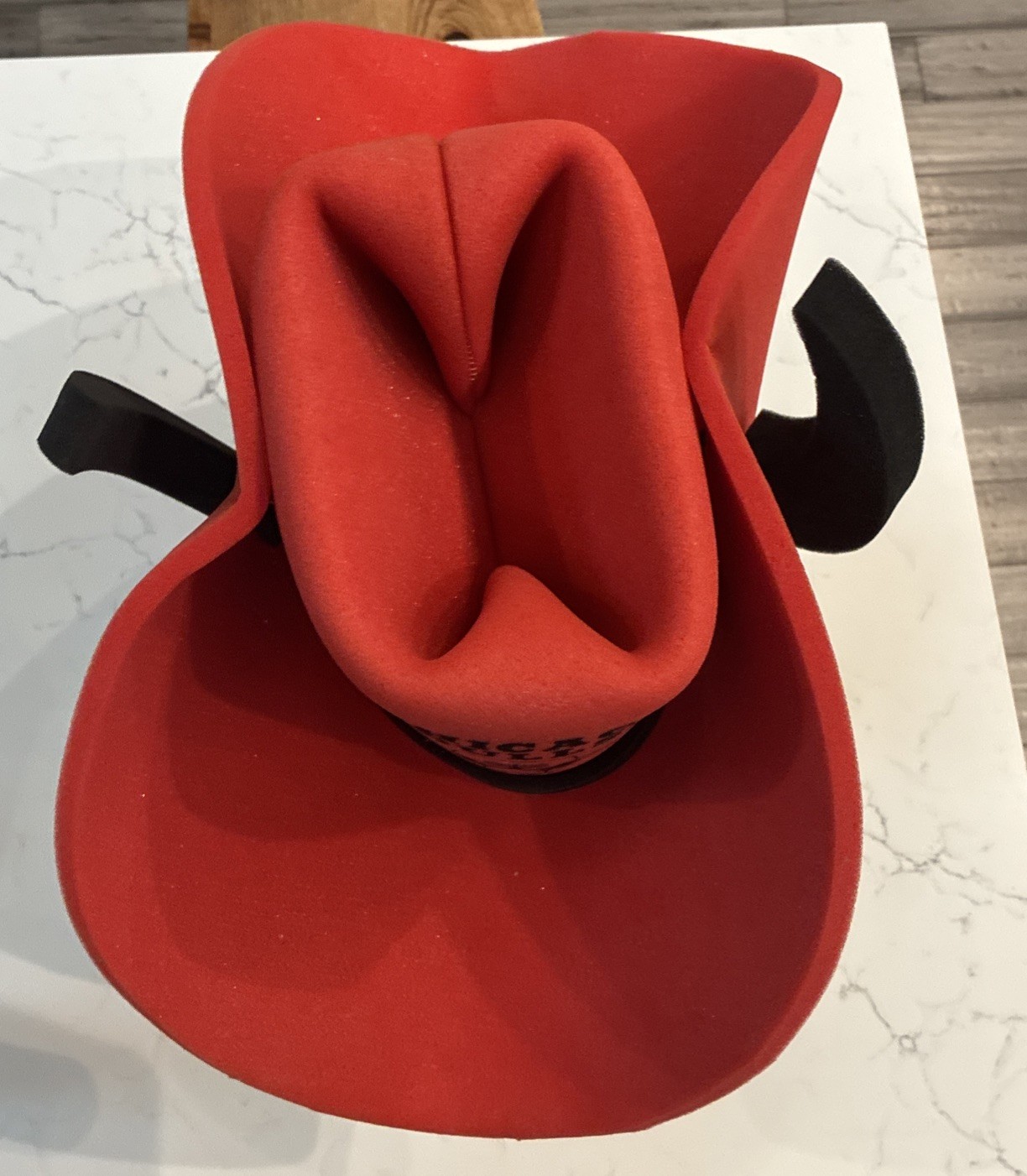 RARE Vintage Chicago Bulls Foam Cowboy Hat With Horns Chicago Fan Memorabilia