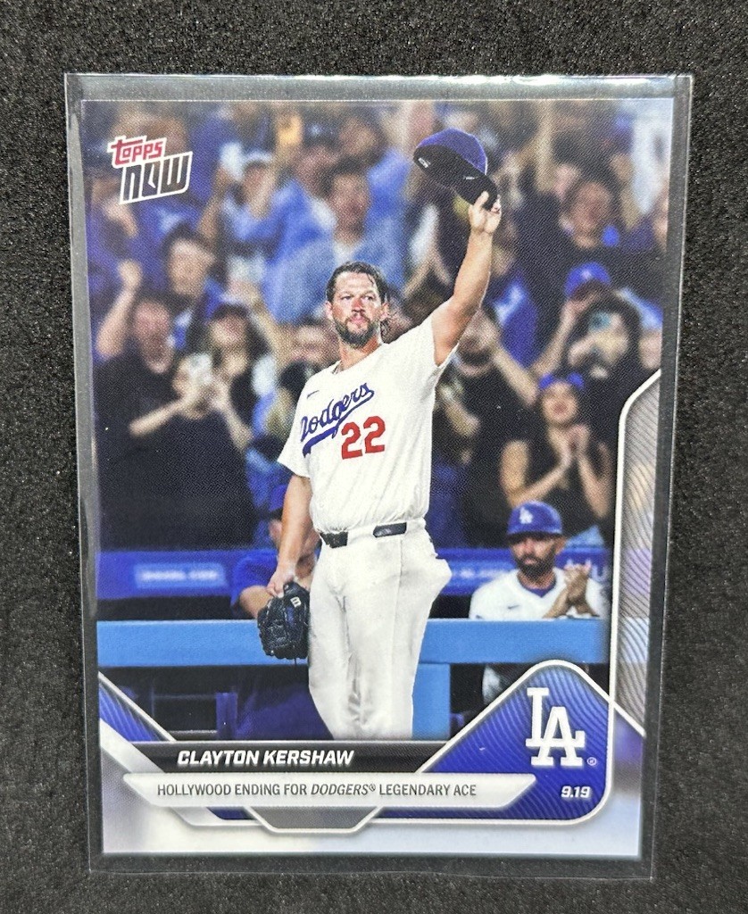 2025 Topps Now – Clayton Kershaw #734 /31753 -Final Home Start