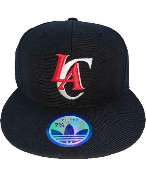 New Los Angeles Clippers Mens Adidas Fitted 7 1/8-3/8-1/2-5/8 Flatbrim Cap Hat