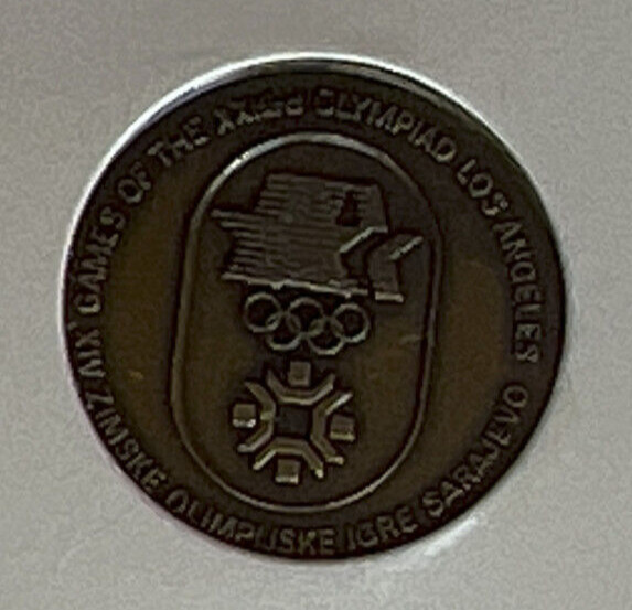 1984 LA Olympic Friendship Medallion & Lapel Pin Early Ticket Buyer Limited Ed.