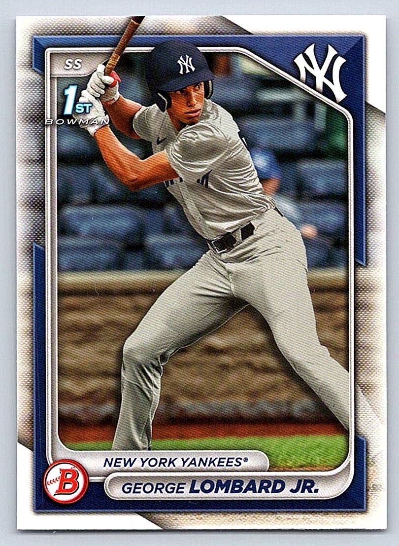 GEORGE LOMBARD JR. YANKEES RC 1st card 2024 BOWMAN PROSPECTS #BP-79