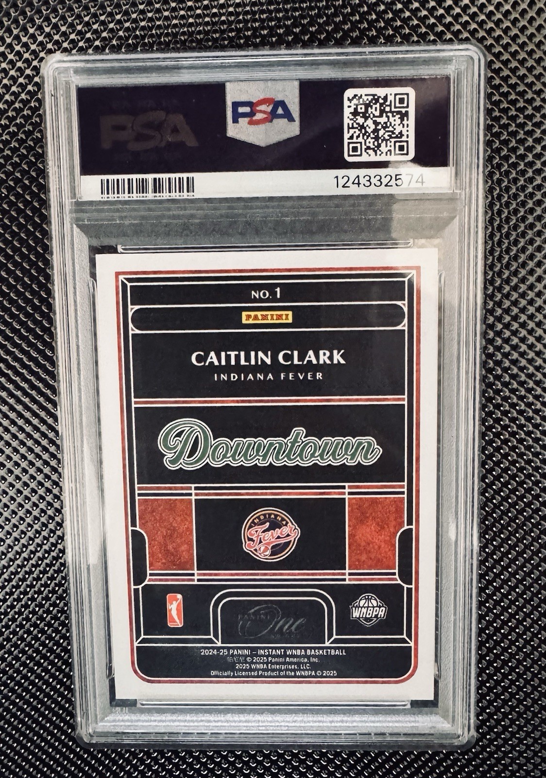 Caitlin Clark 2024 Rookie RC Royalty Downtown WNBA #1 PSA 10 💎 Fever