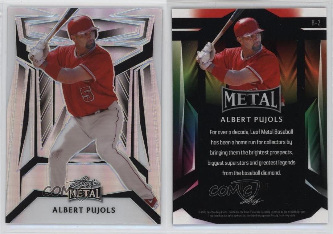 2023 Leaf Metal /189 Albert Pujols #B-2 1sr5