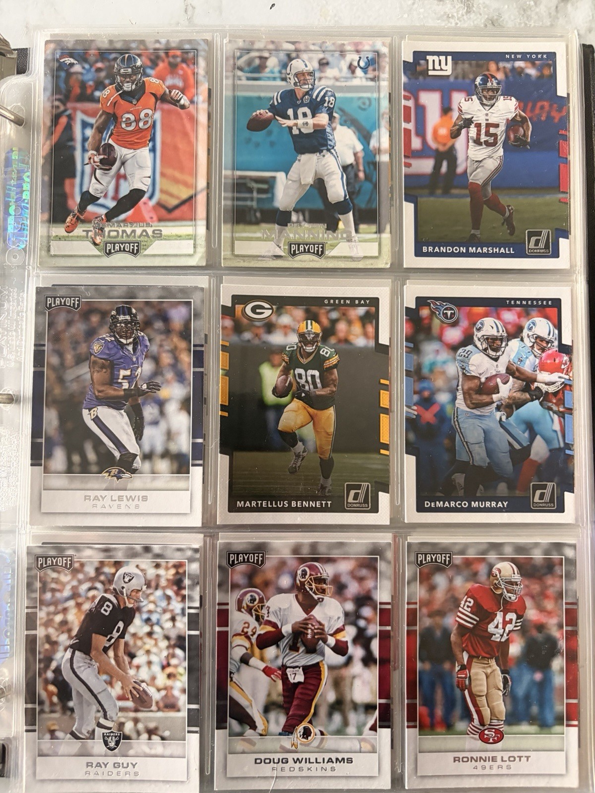 Sports Card Mixed Lot Baseball, Basketball, Football Various Brands Years
