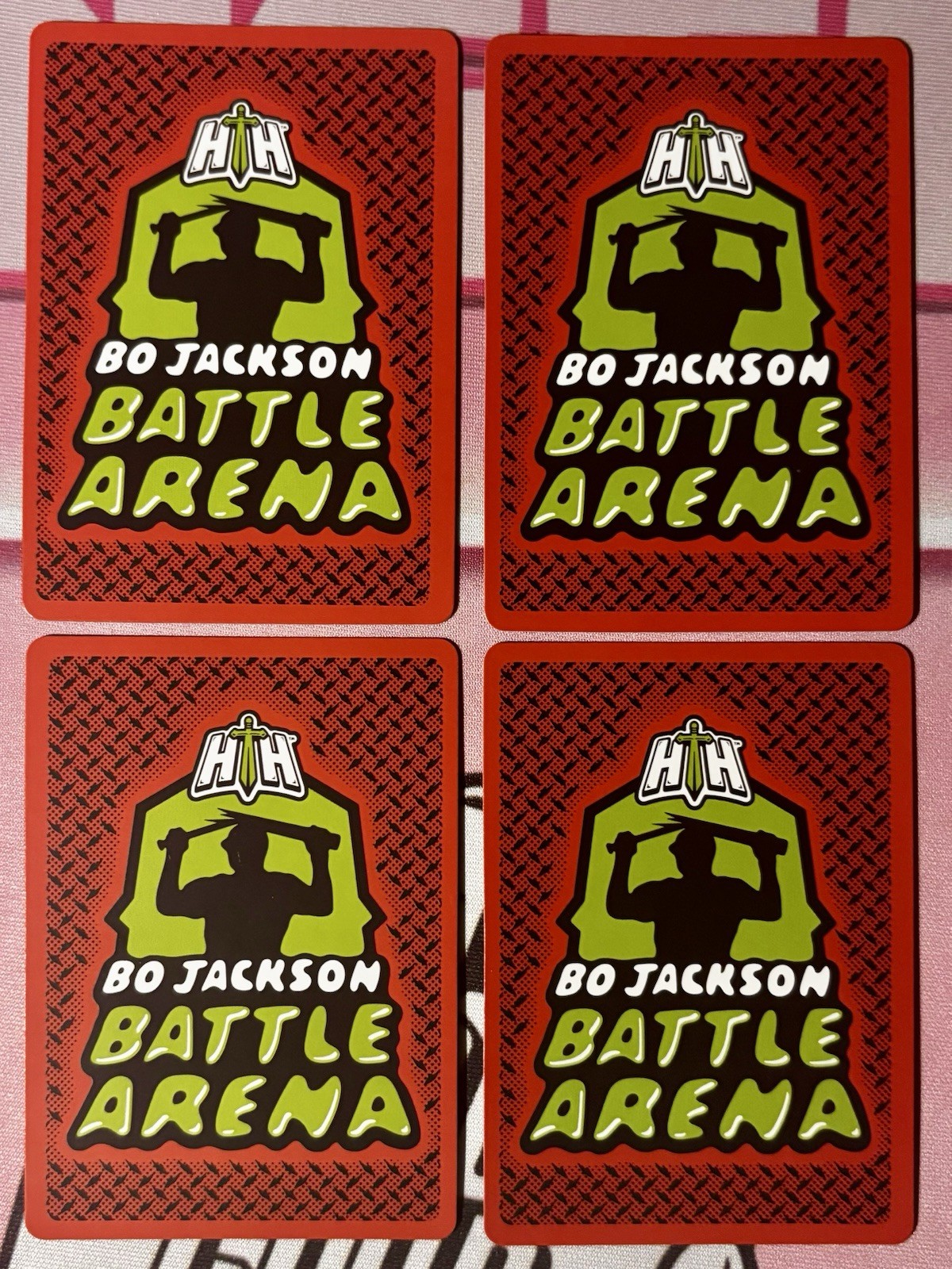Bo Jackson Battle Arena Action, Amoeba, Golden Bullet, Wattage Glow BF Lot (4)