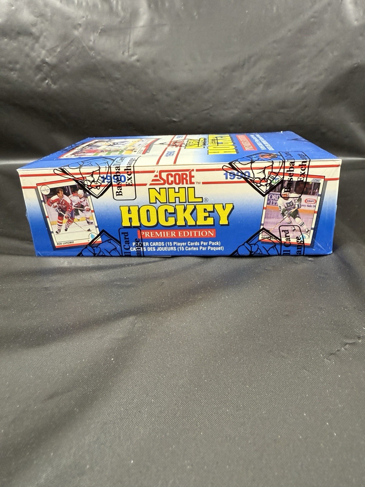 1990/91 Score Canadian Bi-Lingual Hockey Hobby Box BBCE FASC Verified Lindros RC