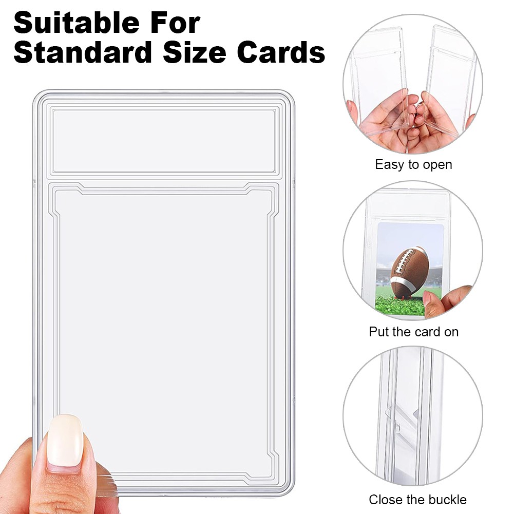 10-50PCS 13x8cm/5.11×3.14in Grading Card Protector Card Holders Trading Card