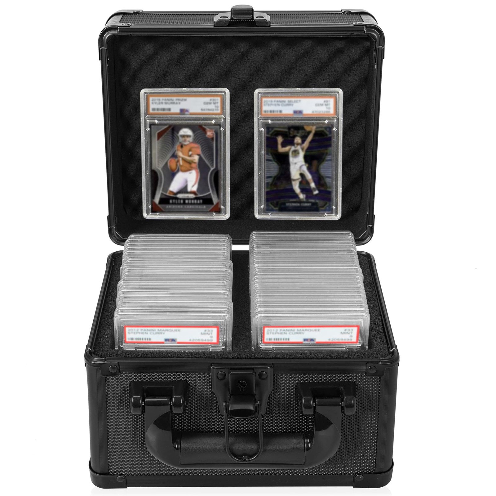 Graded Card Case – Aluminum Alloy Graded Card Storage Box Compatible with 40 …
