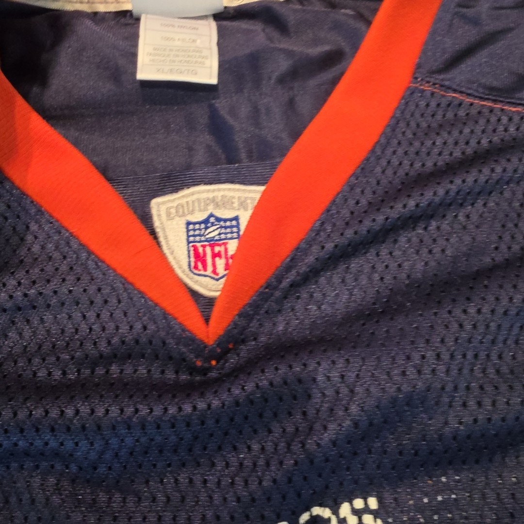 Denver Broncos Lot 5 Pcs Sz Xl+ Jersey Hoodie LS Shirt Golf Towel Windbreaker