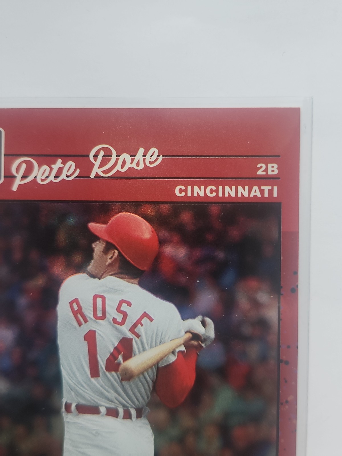 2023 Panini Donruss – Retro 1990 Pete Rose #259 Holo Red Numbered /2023