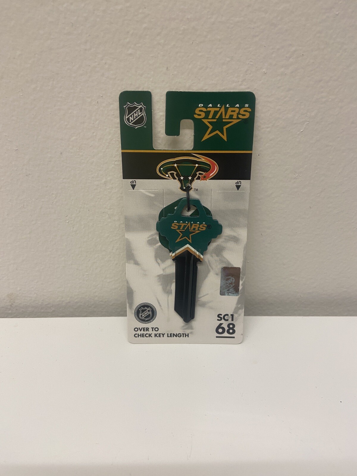NHL Dallas Stars Key Blank SC1 68 Green Black