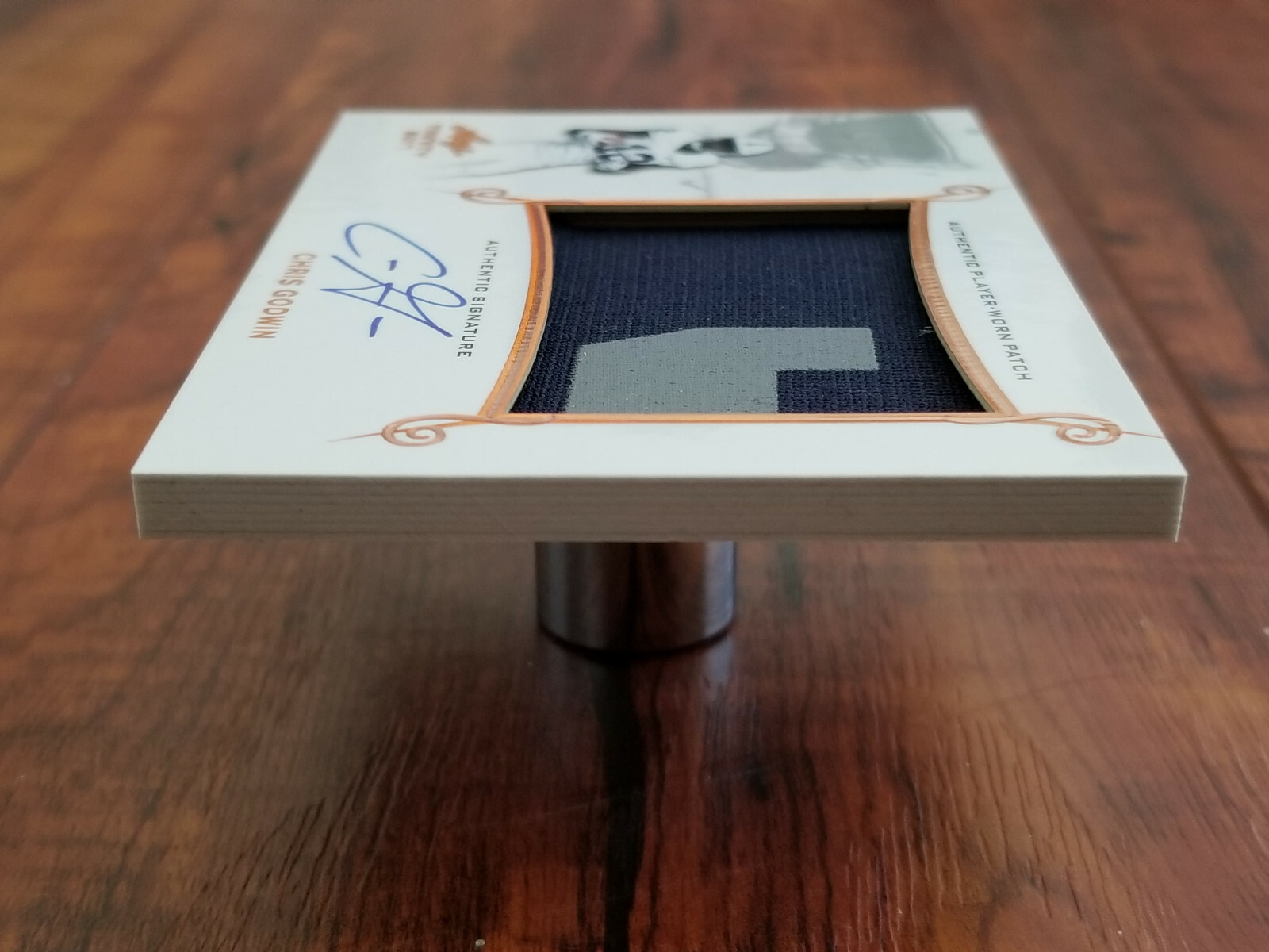 Chris Godwin 2017 Leaf Trinity #PA-CG1 Player-Worn Patch Auto Rookie Card