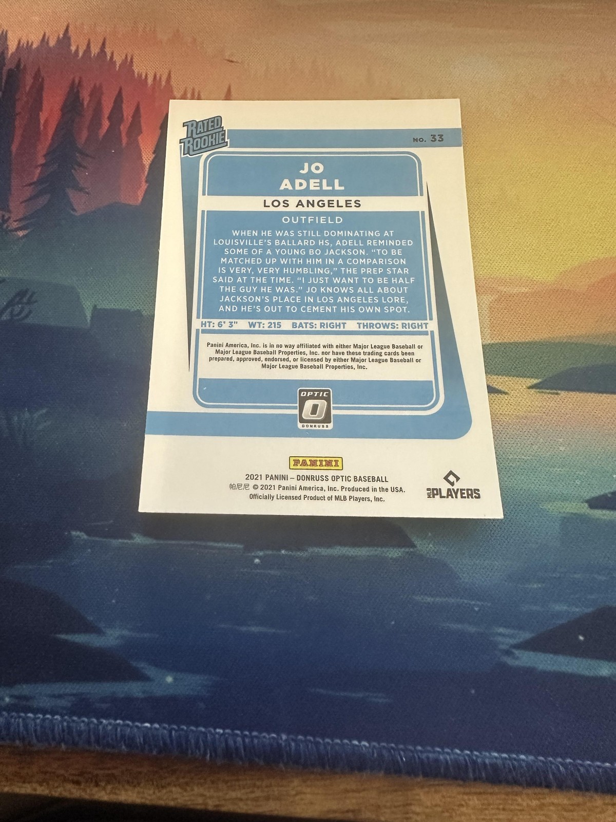 2021 Donruss Optic #33 Jo Adell