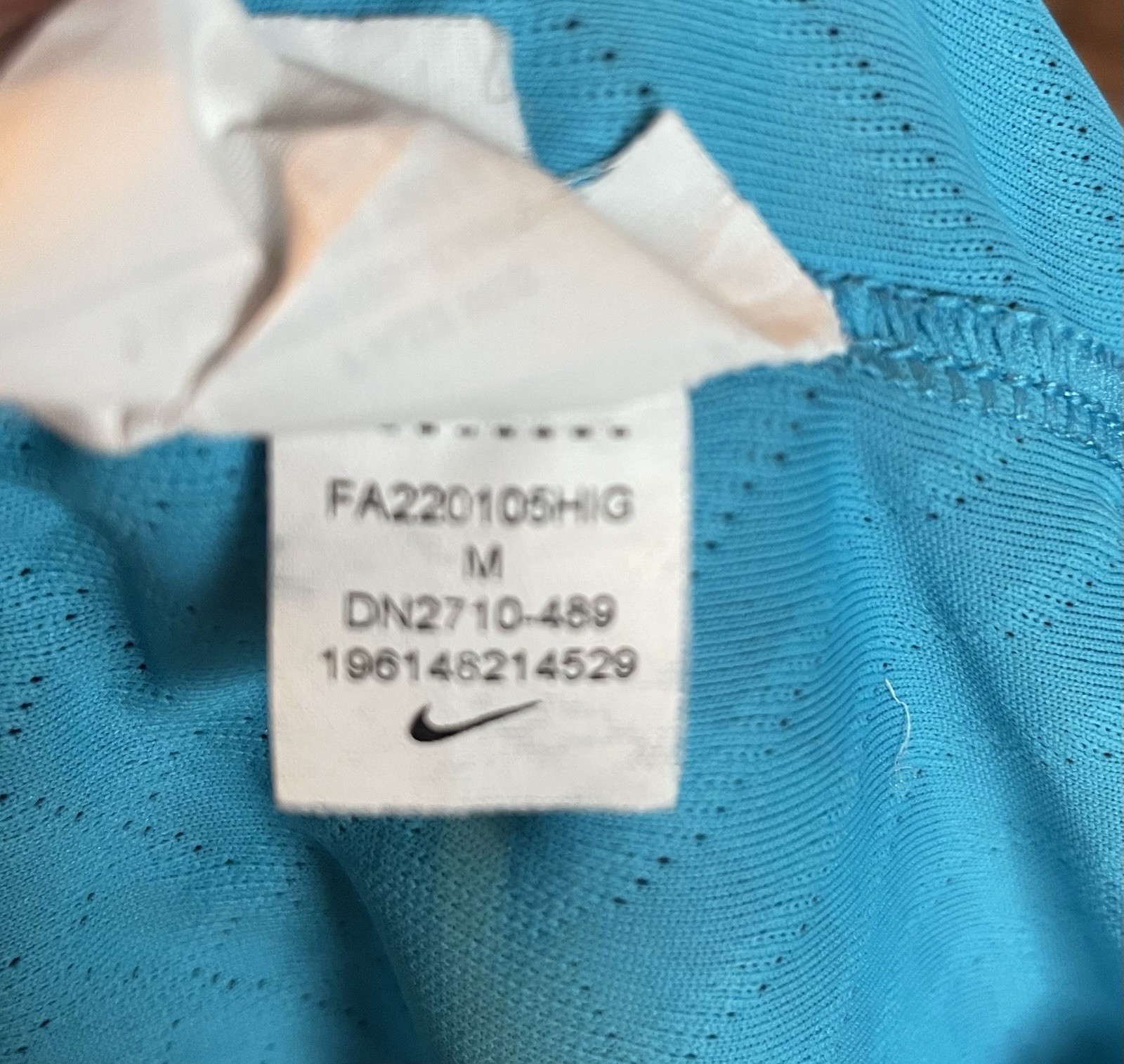 Nike Tottenham Hotspur 2022/23 Third Stadium Soccer Jersey Blue Men’s Size M