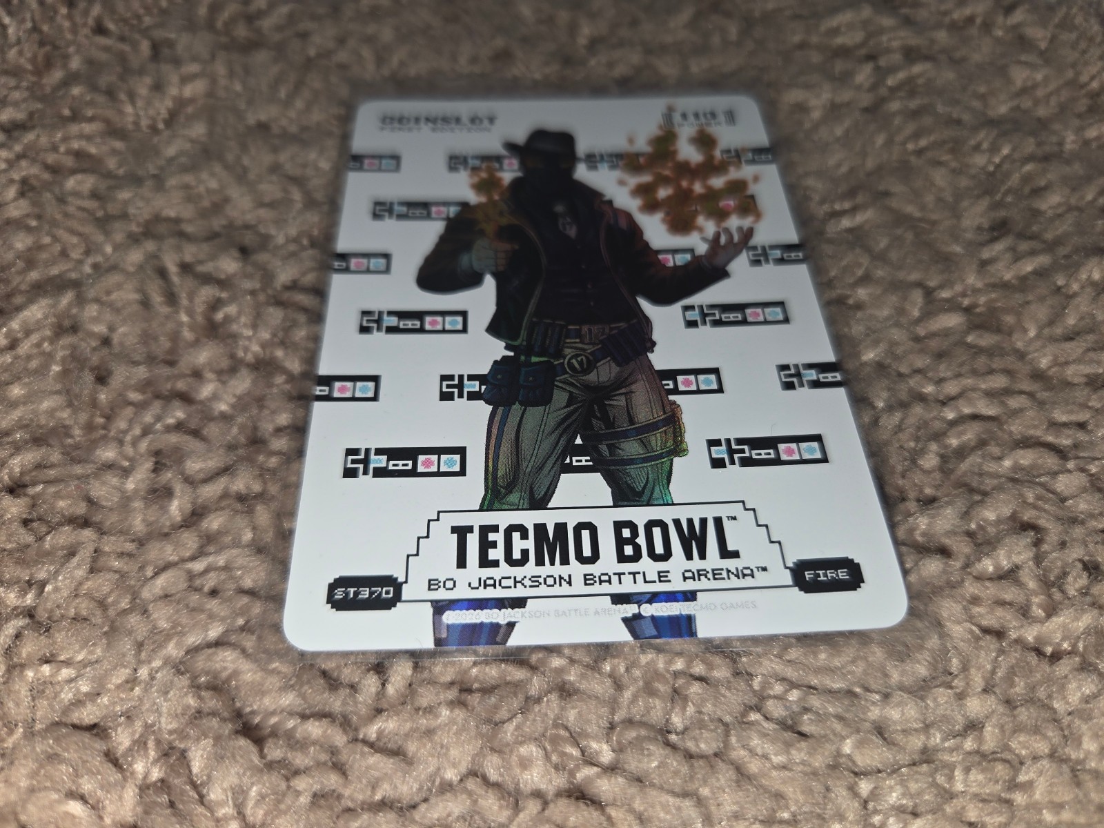 535: Bo Jackson Battle Arena Tecmo Bowl Coinslot Sore Thumb Fire ST370