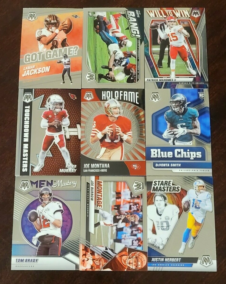 2021 Mosaic Football INSERTS with Rookies You Pick the Card
