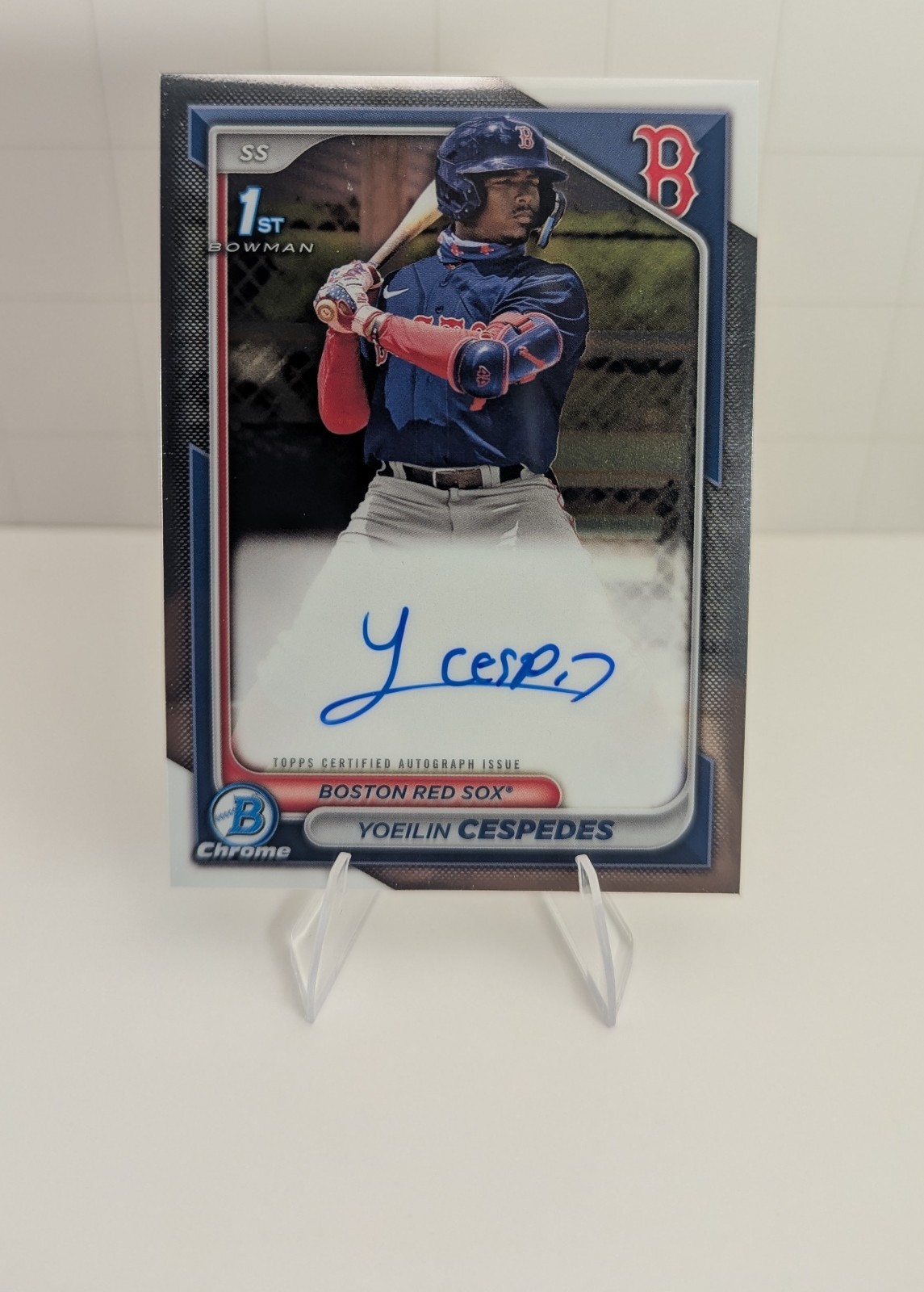 Yoeilin Cespedes 2024 Bowman – Chrome Prospect Autographs #CPA-YCE (AU, RC)