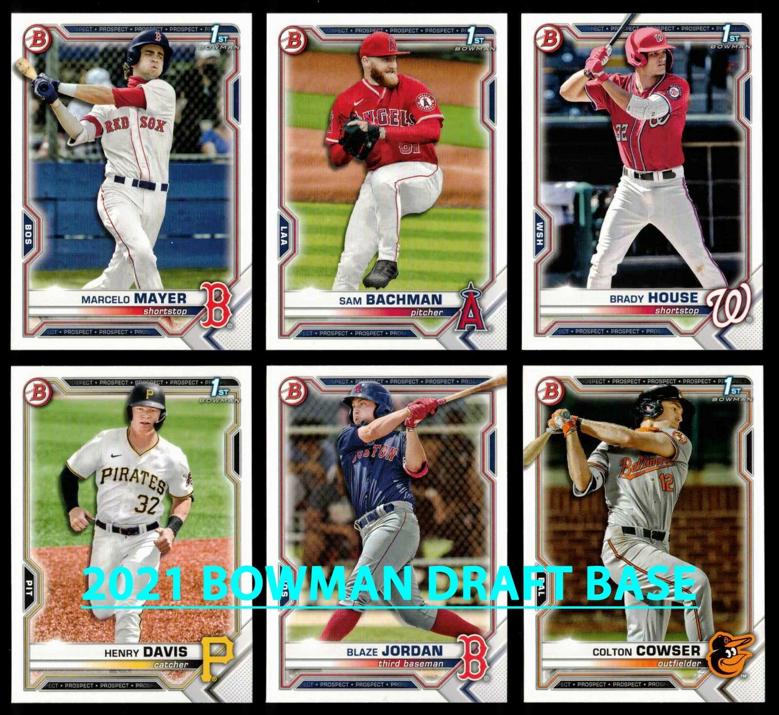 2021 BOWMAN DRAFT Paper Base Prospects #1-200 1st RC Complete Your Set YOU PICK!