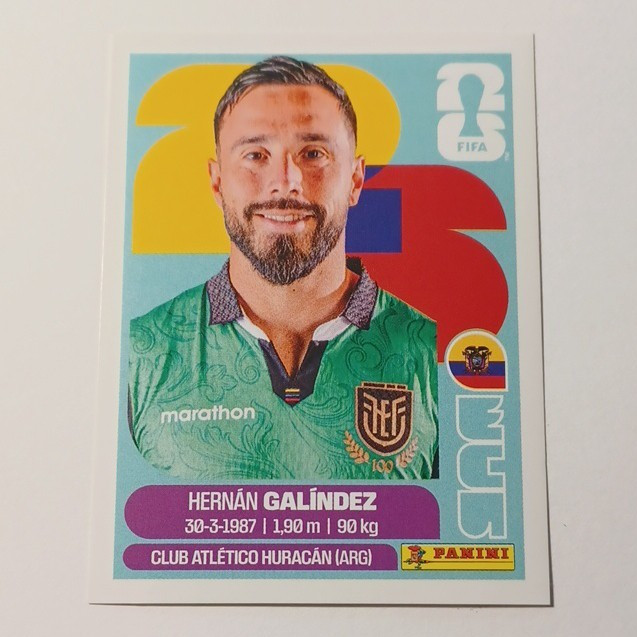 Panini FIFA World Cup 2026 Hernán Galíndez Ecuador ECU 2 Sticker