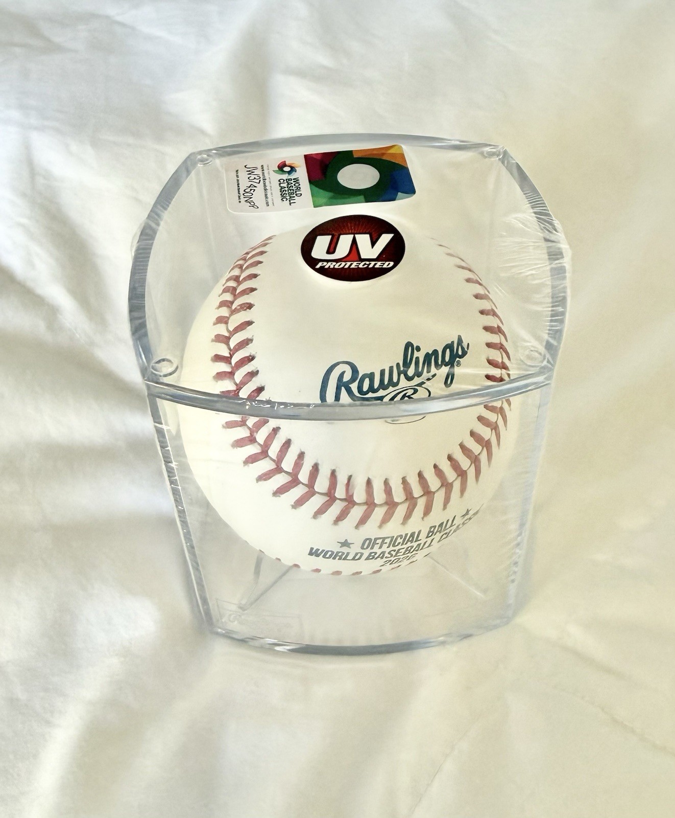 UNSIGNED RAWLINGS 2026 WBC WORLD BASEBALL CLASSIC OFFICIAL MAJOR BASEBALL CUBED
