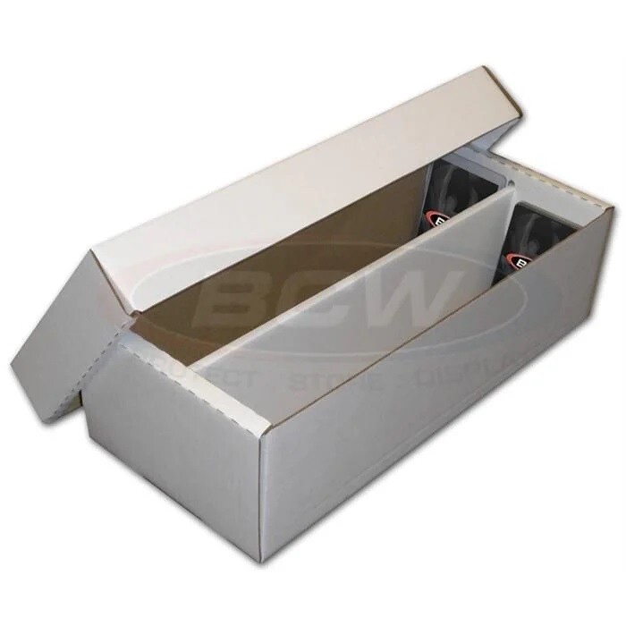 BCW Shoe Storage Box (1,600 CT.)) Holds over 300 3×4 toploads