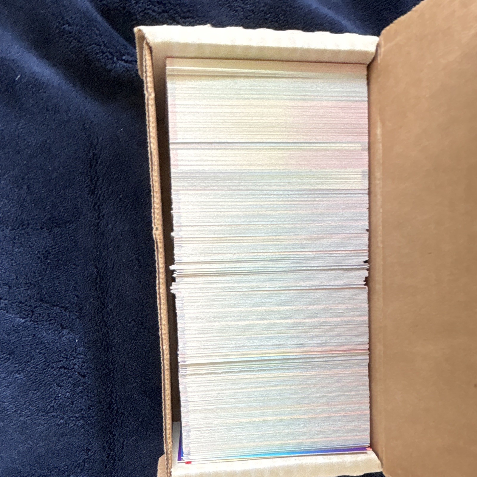 Sports Trading Card Lot in Cardboard Storage Box Approx. 350 Cards Bulk Lot