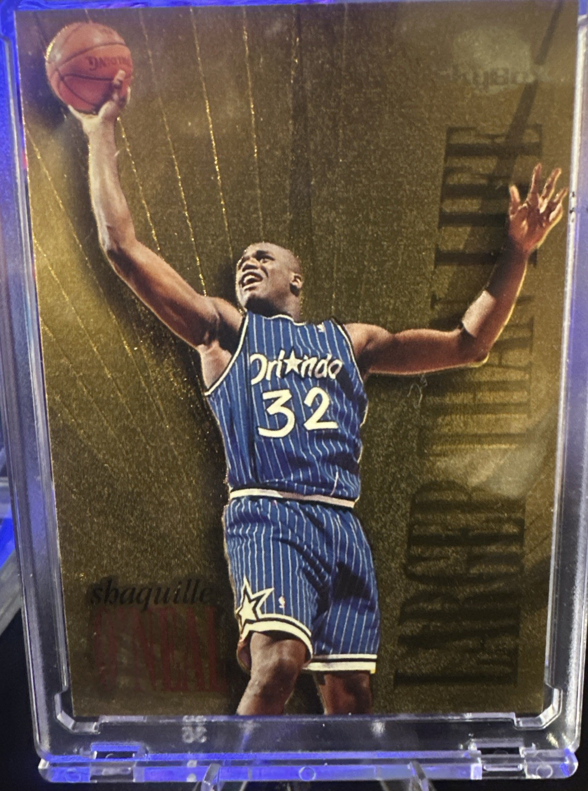 1995-96 Skybox Premium Larger than Life Shaquille O’Neal #L7 HOF 🔥