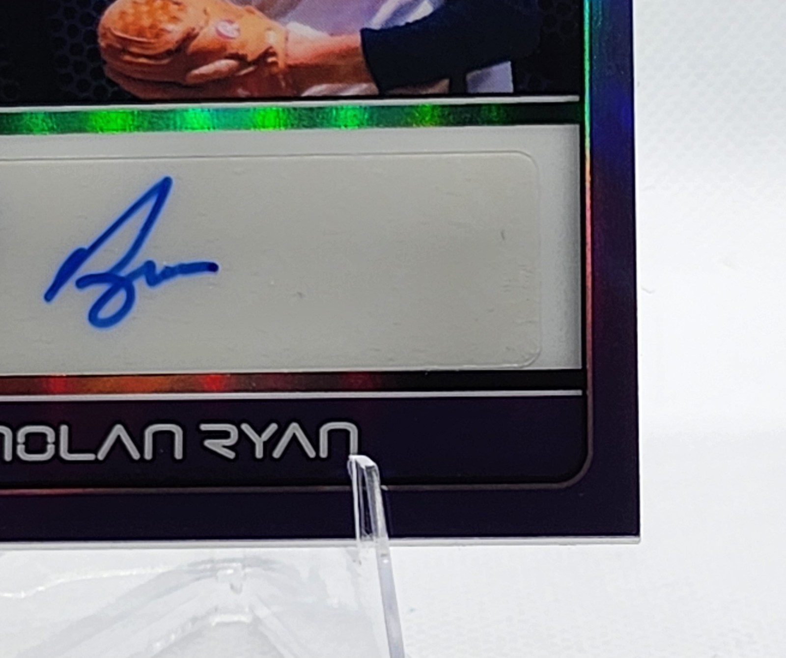 NOLAN RYAN 2025 Leaf Optichrome Time Machines PURPLE 1/1 AUTO JERSEY RELIC Astro